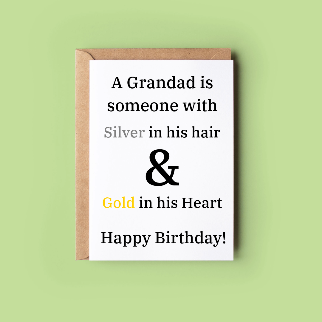 Wonky Cards – wholesale Birthday card – A Grandad is Someone - Birthday Card0
