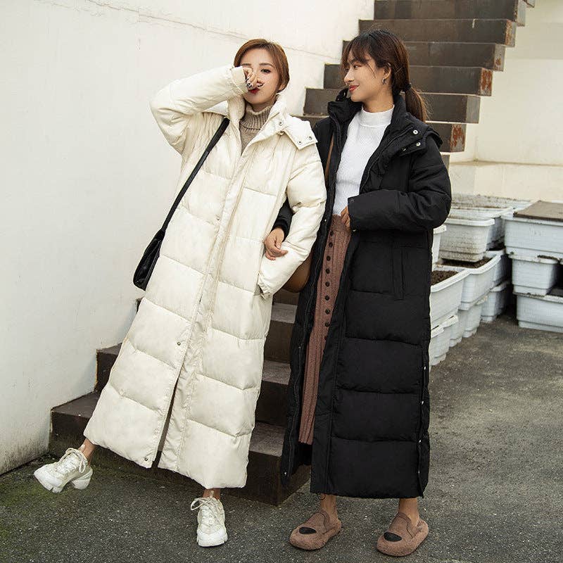 Marayn - Vente Doudoune – femme - Manteau Long Matelassé Chic et Chaud Polyvalent 202450