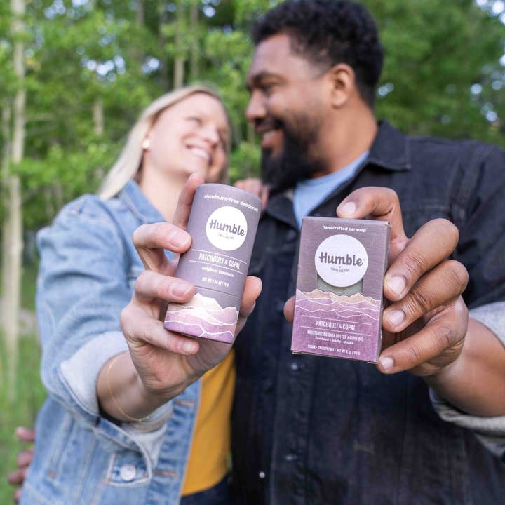Humble Brands, Inc. - Wholesale Deodorant - Unisex - Patchouli & Copal Original Plastic Free Deodorant