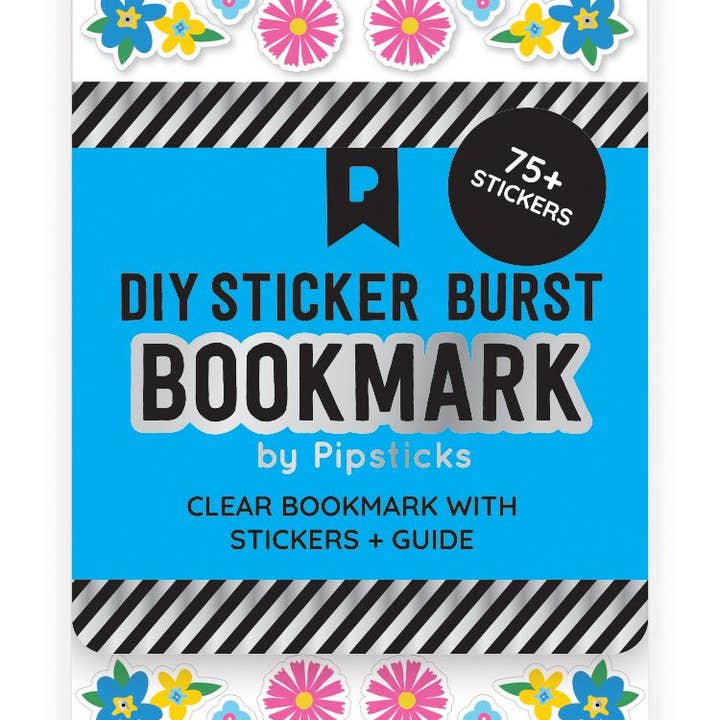Pipsticks – wholesale Sticker – Blossom & Buzz DIY Sticker Burst Bookmark2