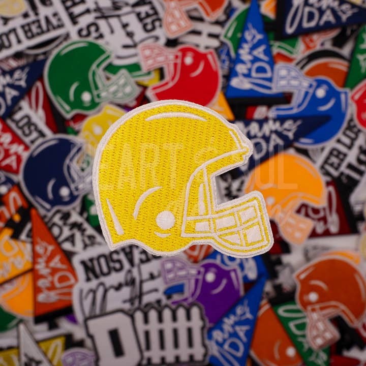 Heart & Sol Design - Vente Écusson - Patch pour casque de football2