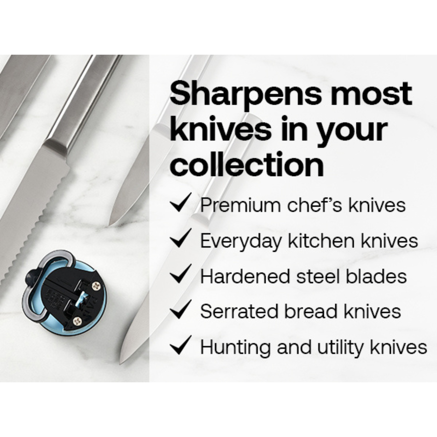 AnySharp Pro - Cream Knife Sharpener for wholesale on Faire6
