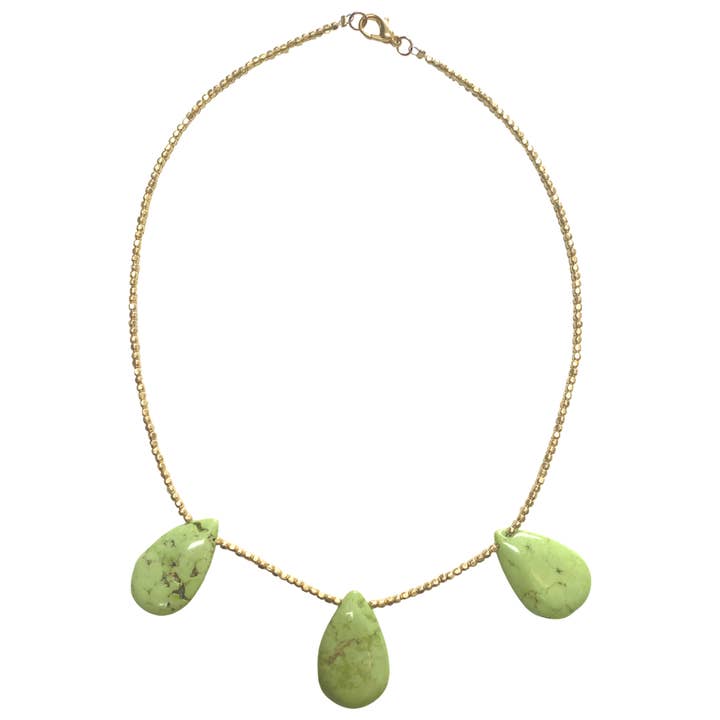 Nephrit-Halskette Kurz für den Großhandel von Honey Rose & K Jewelry