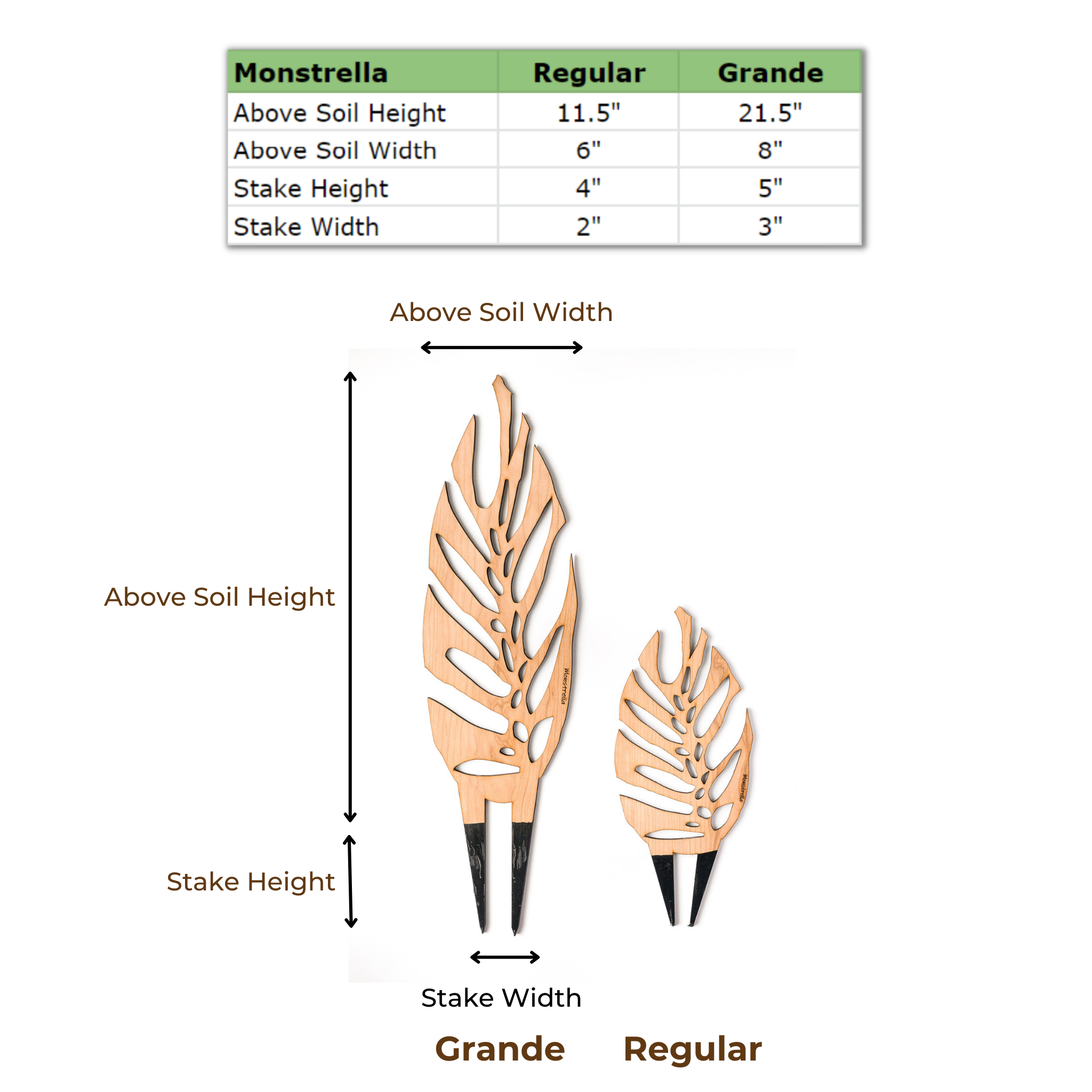 Treleaf – Engroshandel Spalier – BARE™ Monstrella™ - Trellis af træ til stueplanter, der kan tilpasses3