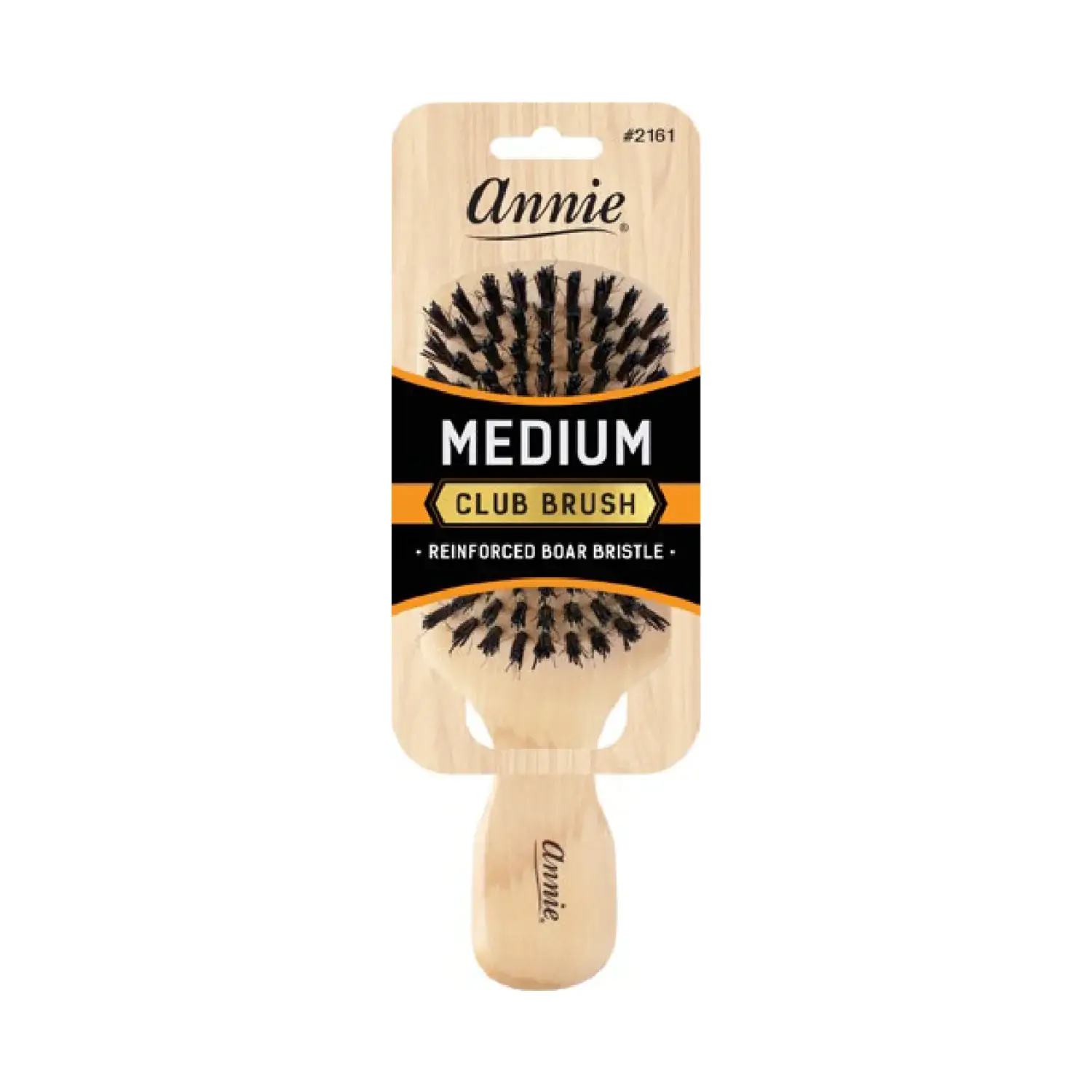 Annie International, Inc. - Wholesale Hair Brush/Comb - Annie Medium Club Brush Boar Bristle0