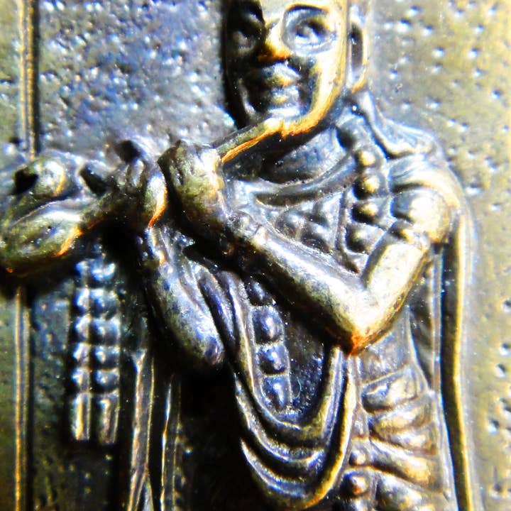 Tika - Wholesale Individual Charm/Pendant - Brass Deity Pendant- Krishna3