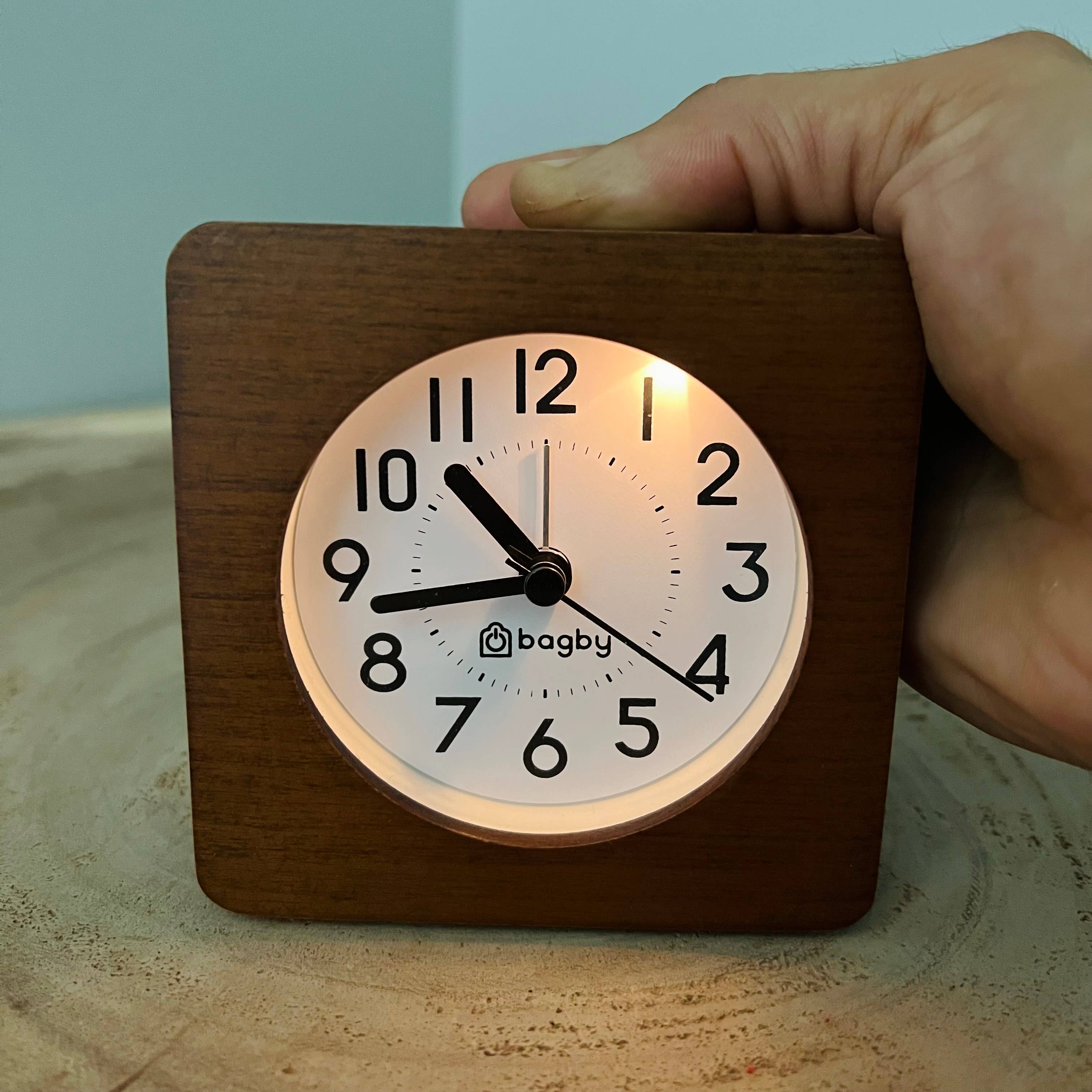 Bagby - Wholesale Alarm Clock - Bagby Silent & Analog Wooden Alarm Clock - Original5