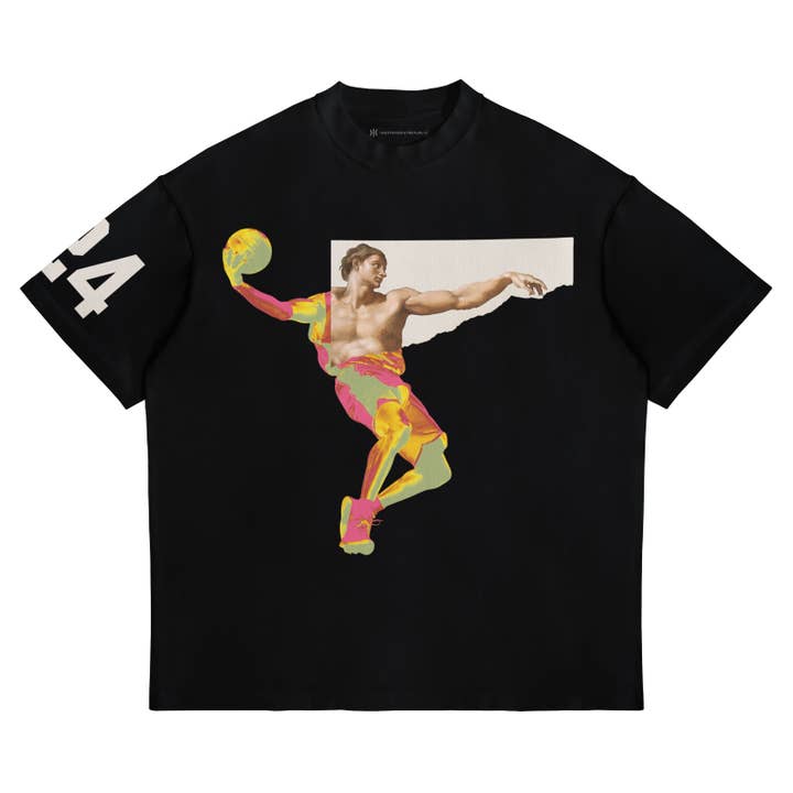 Slam Dunk © zwart T-shirt voor wholesale door Independent Republic