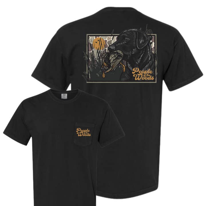 People of the Woods Retriever Tee for wholesale by People of the Woods