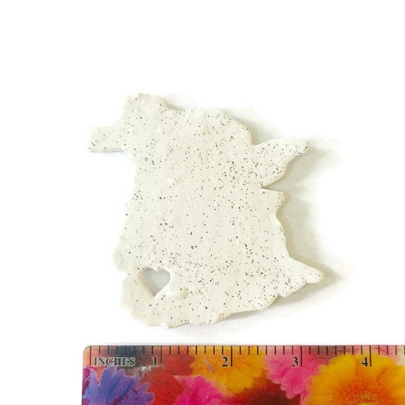 Sassy Sacha Jewelry – Íman por atacado – Ímã de geladeira Nova Scotia feito à mão em argila e areia de praia13