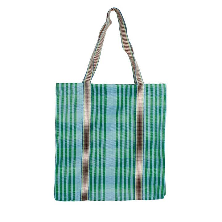 Recycled Woven Tote Bag - Ocean for wholesale by Green Pioneer: A Slice of Green + ReSpiin