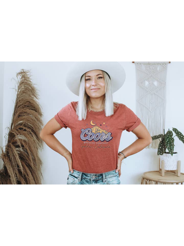 Dakota Soul Tees - Wholesale Screen Printed T-Shirt - Women's - Coors Brewing Company Graphic Tee | Coors Tee | Beer Tee5