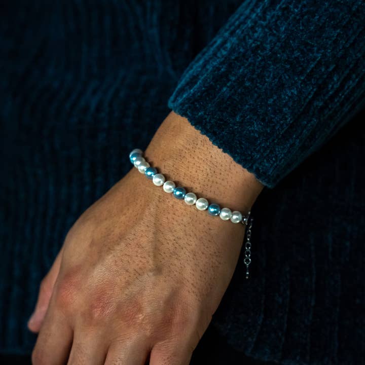 Twistedpendant - Venta al por mayor Pulsera de cuentas - Pulsera Perla Azul