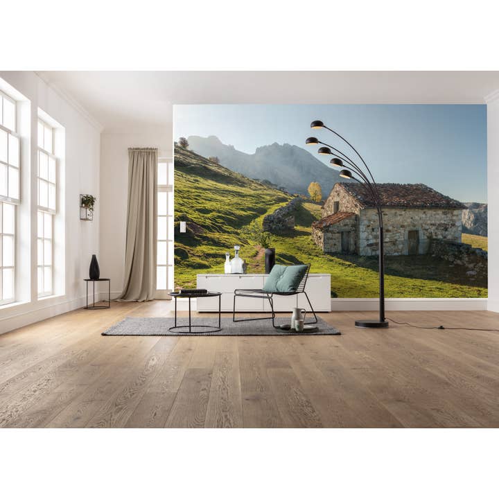 Papel pintado fotográfico de lana, Picos de Europe Alm, tamaño 450 x 280 cm para venta al por mayor de Komar Products GmbH & Co. KG