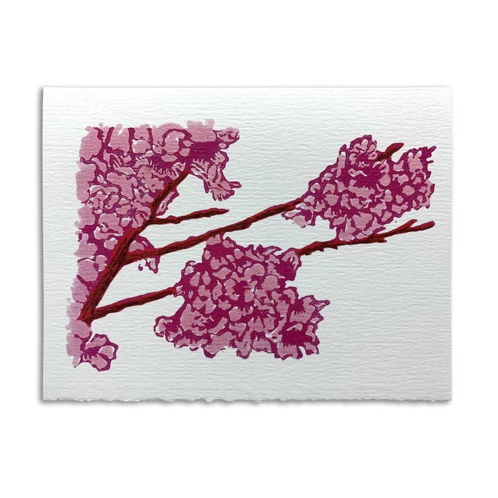 Sapphorica Creations- Cherry Blossoms Art Card for wholesale by Sapphorica Creations