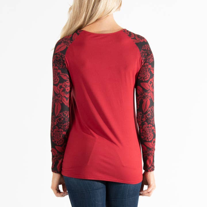 Howard's - Wholesale Tunic - Women's - Sale - Victoria Long Sleeve Raglan Top16