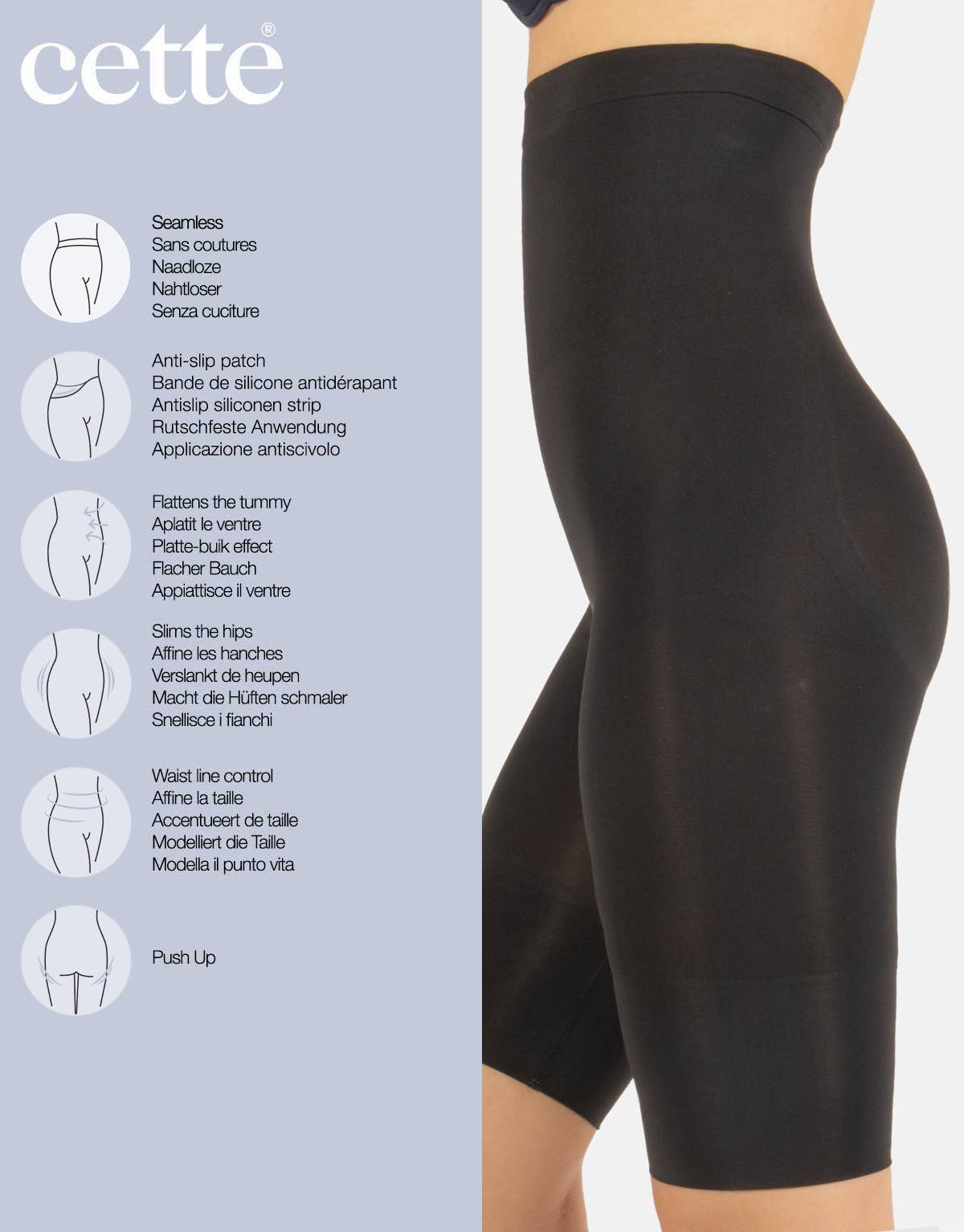 Cette - Wholesale Shapewear - Women's - High Waist Shaping Shorts, Shaping Underwear, Body Control6