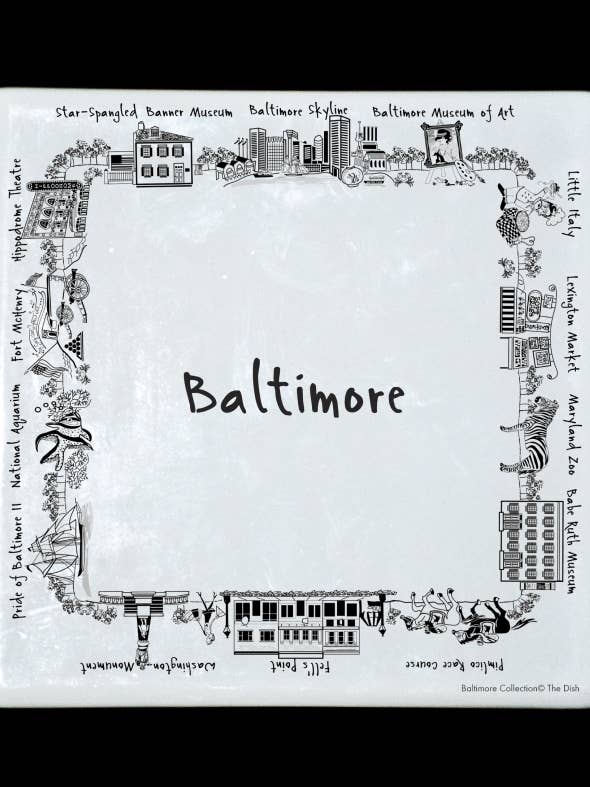 Baltimore Trivet for wholesale by The Dish