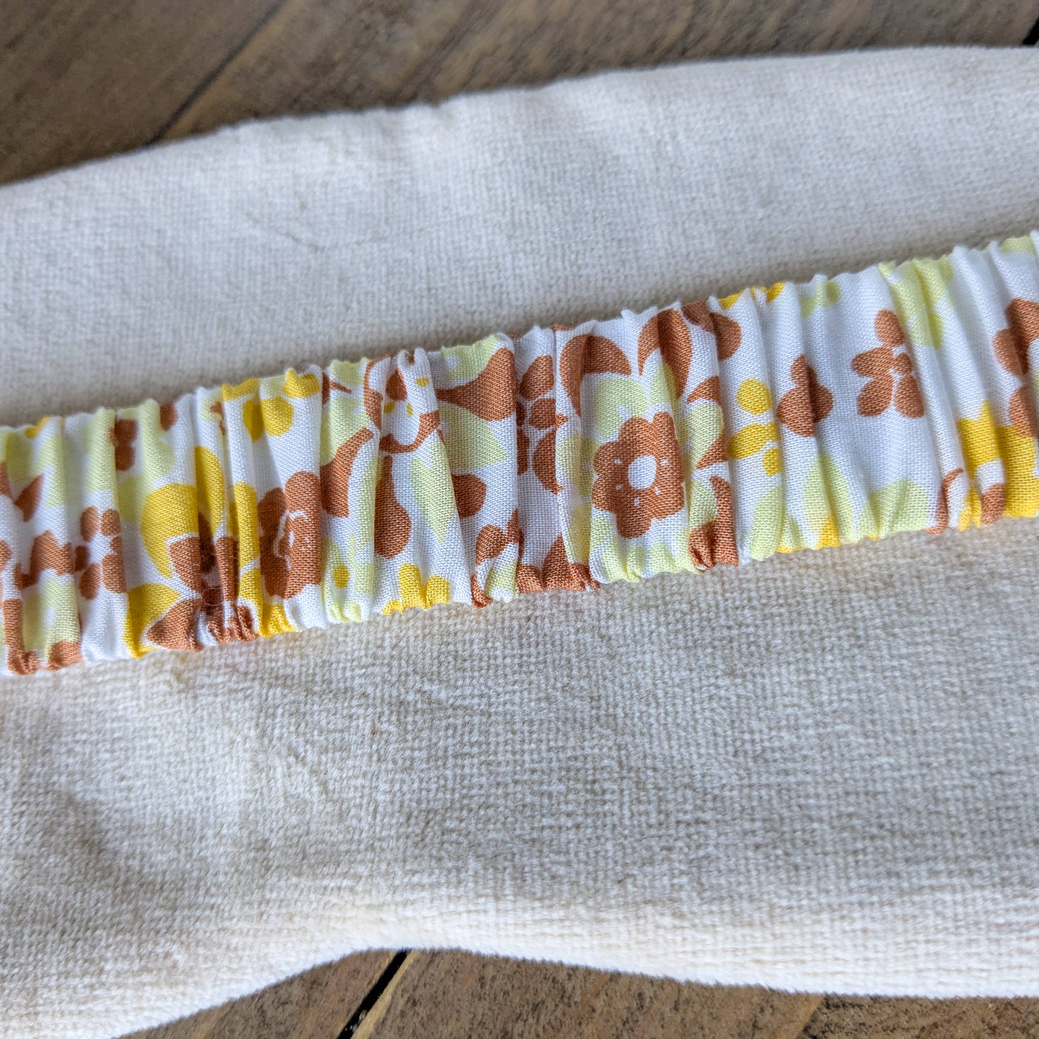 Shakti.ism - Wholesale Sleep/Eye Mask - Nepali cotton velvet sleep masks with floral design, yellow3