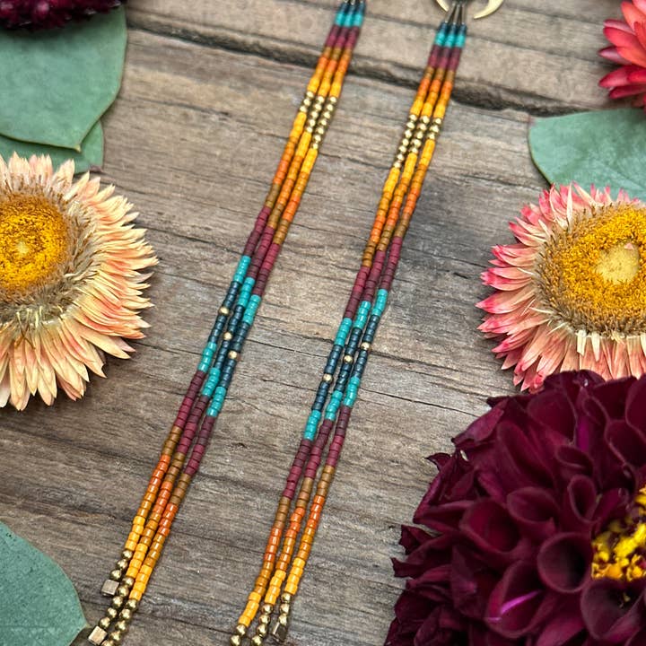 Dancing Willow - Wholesale Dangle Earrings - Harvest Heather Earrings2