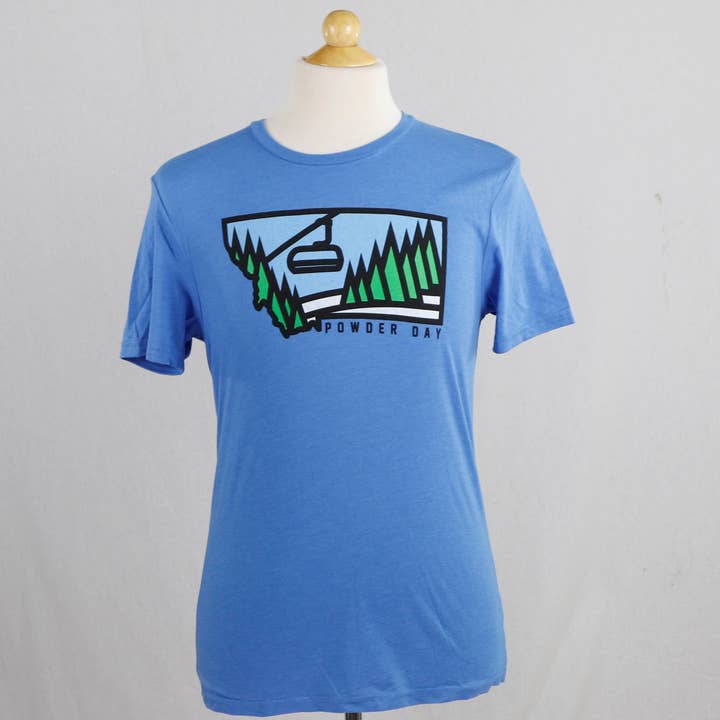 Chairlift Tee for wholesale by 5518 Designs