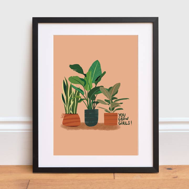 Stampa You Grow Girls per la vendita all'ingrosso da parte di The Creative Toucan ltd