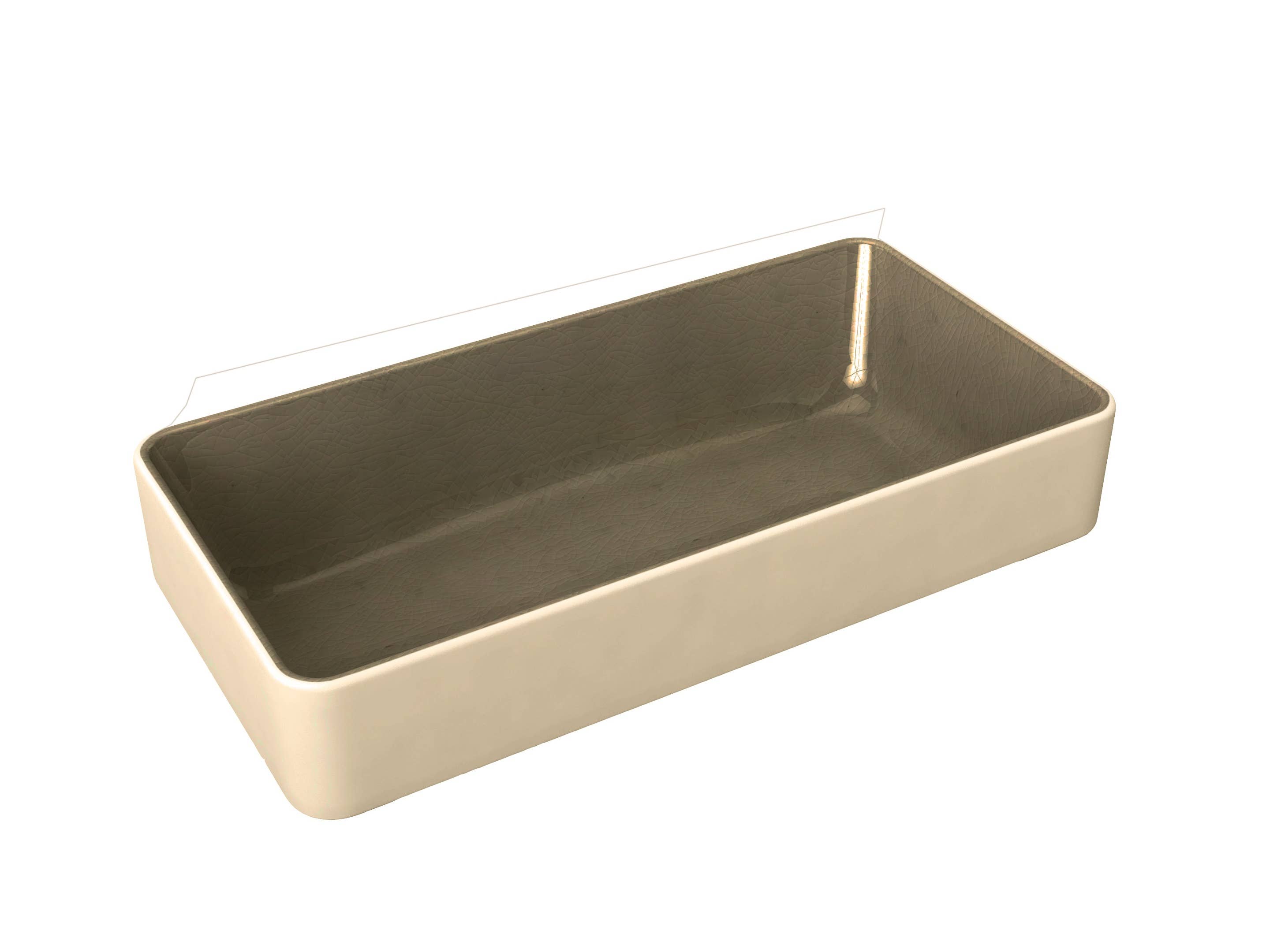 Bauscher Hepp - Wholesale Serve Bowl - Deep Rectangular Bowl - Nara Collection