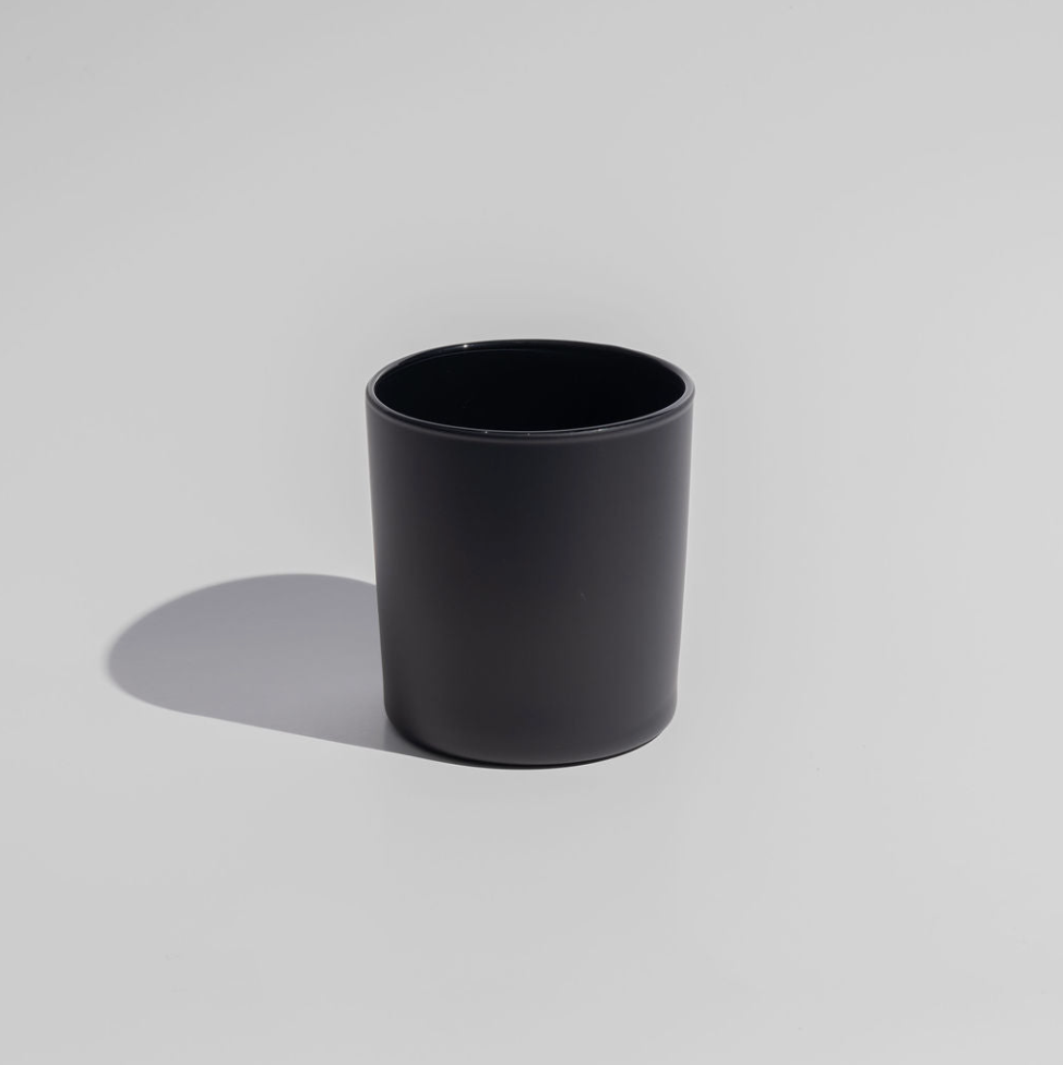 Hive and Honey Candle Supply - Wholesale Candle Holder - 8oz Matte Black Candle Jar0