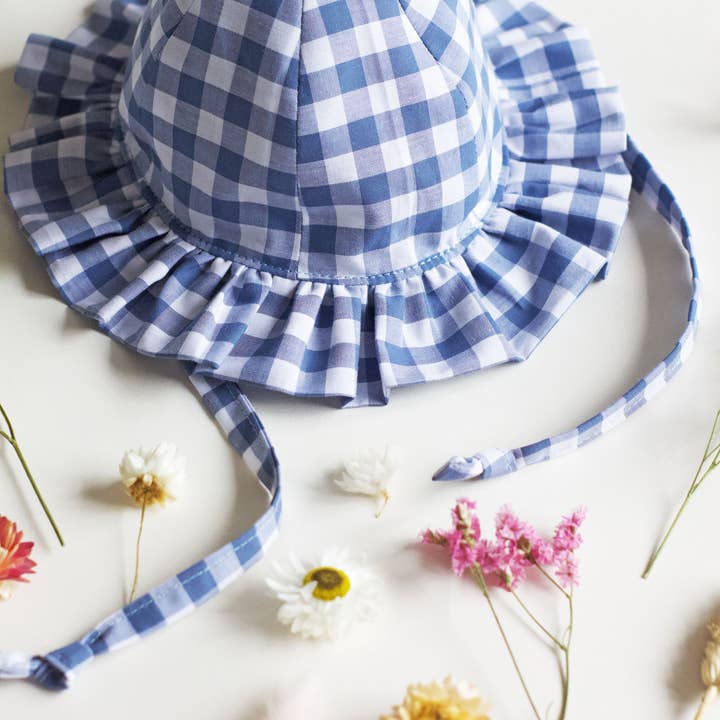 Milk Teeth Clothing - Wholesale Zonnehoed - Kinderen - Zonneklep met ruches voor baby's en peuters2