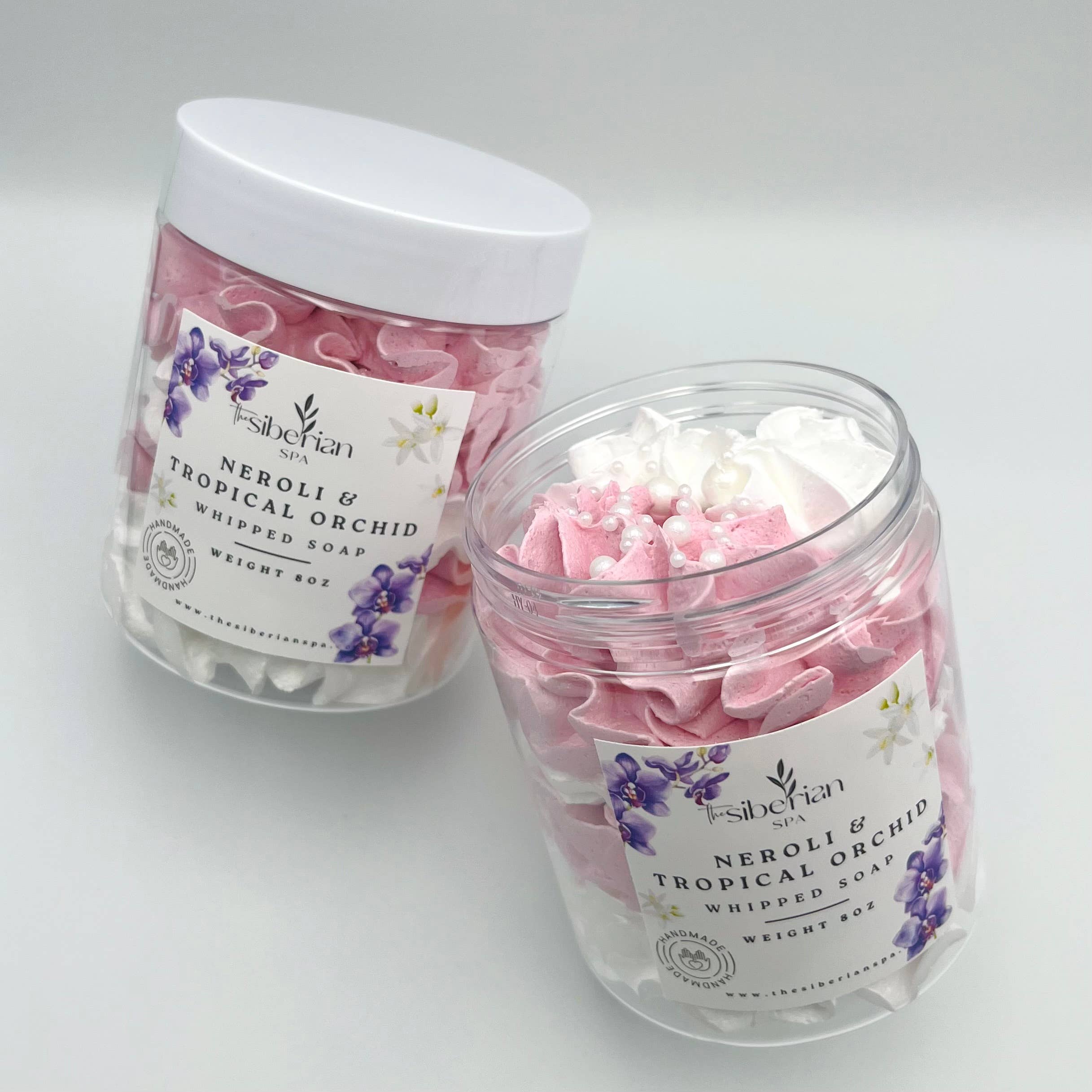 The Siberian Spa – Großhandel Körperpeeling – Neroli- und Tropische Orchidee Schlagschaumseife1