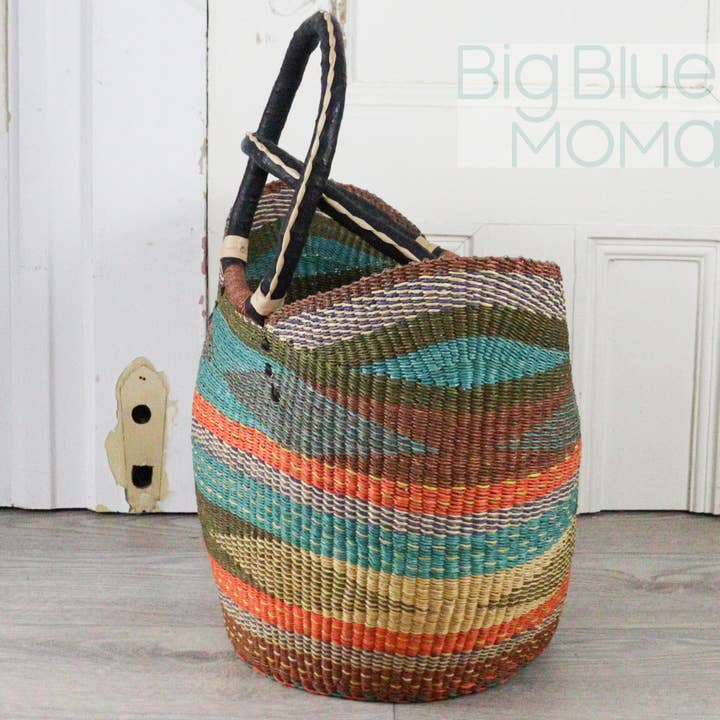 Big Blue Moma - Wholesale Grocery/Shopping Bag - U Shopper Large - Traditional Palette17