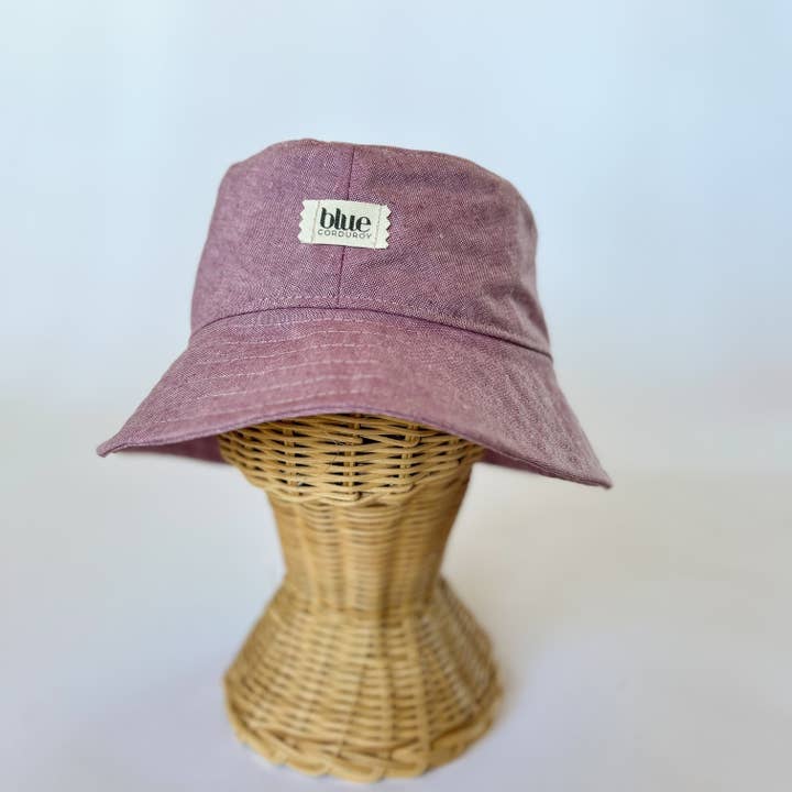 Linen Bucket Hat - Lavender for wholesale by Blue Corduroy