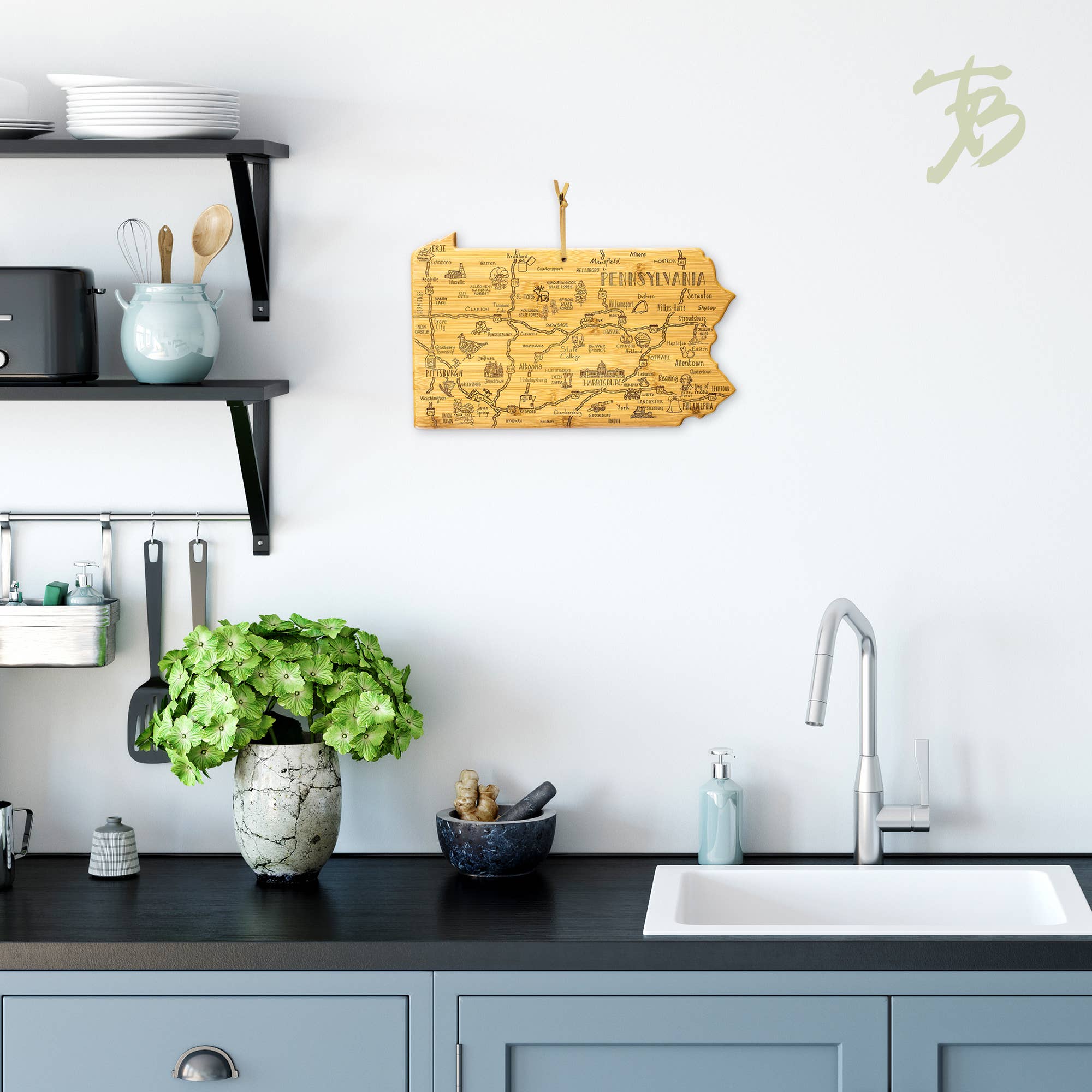 Totally Bamboo - Vendita all'ingrosso Taglieri - Tagliere Pennsylvania con Incisione Artistica3