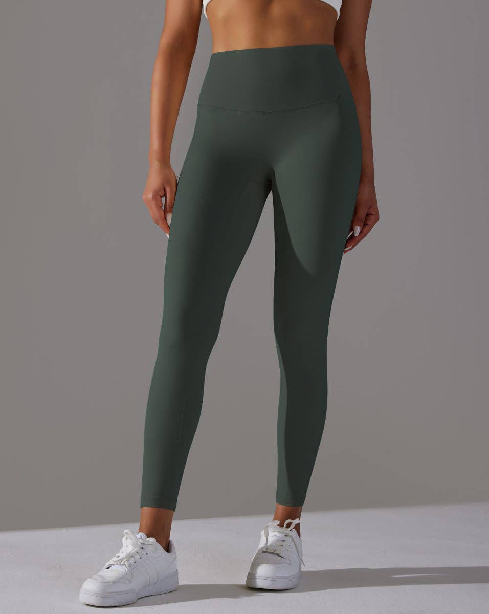 HIDDENBRAND - Wholesale Athletic/Lounge Leggings - Women's - Double-Sided Brushed Nude Breathable Yoga Pants16