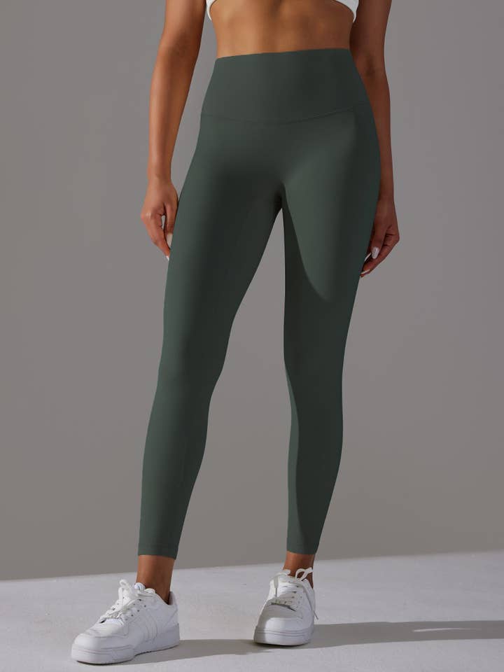 HIDDENBRAND - Wholesale Athletic/Lounge Leggings - Women's - Double-Sided Brushed Nude Breathable Yoga Pants16