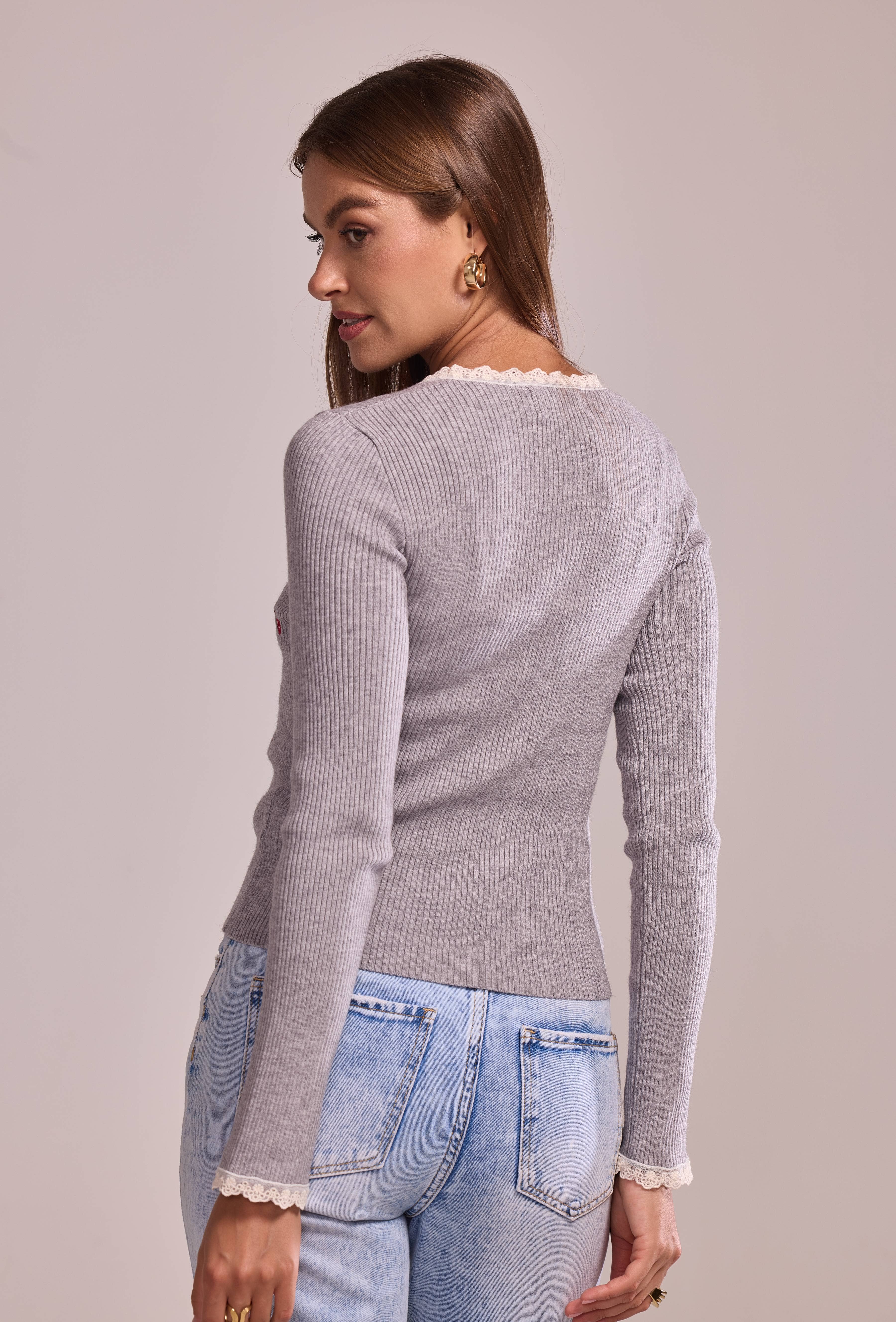 Cherry Paris - Wholesale Knit Sweater - Women's - Pull Ysée - IY2570214