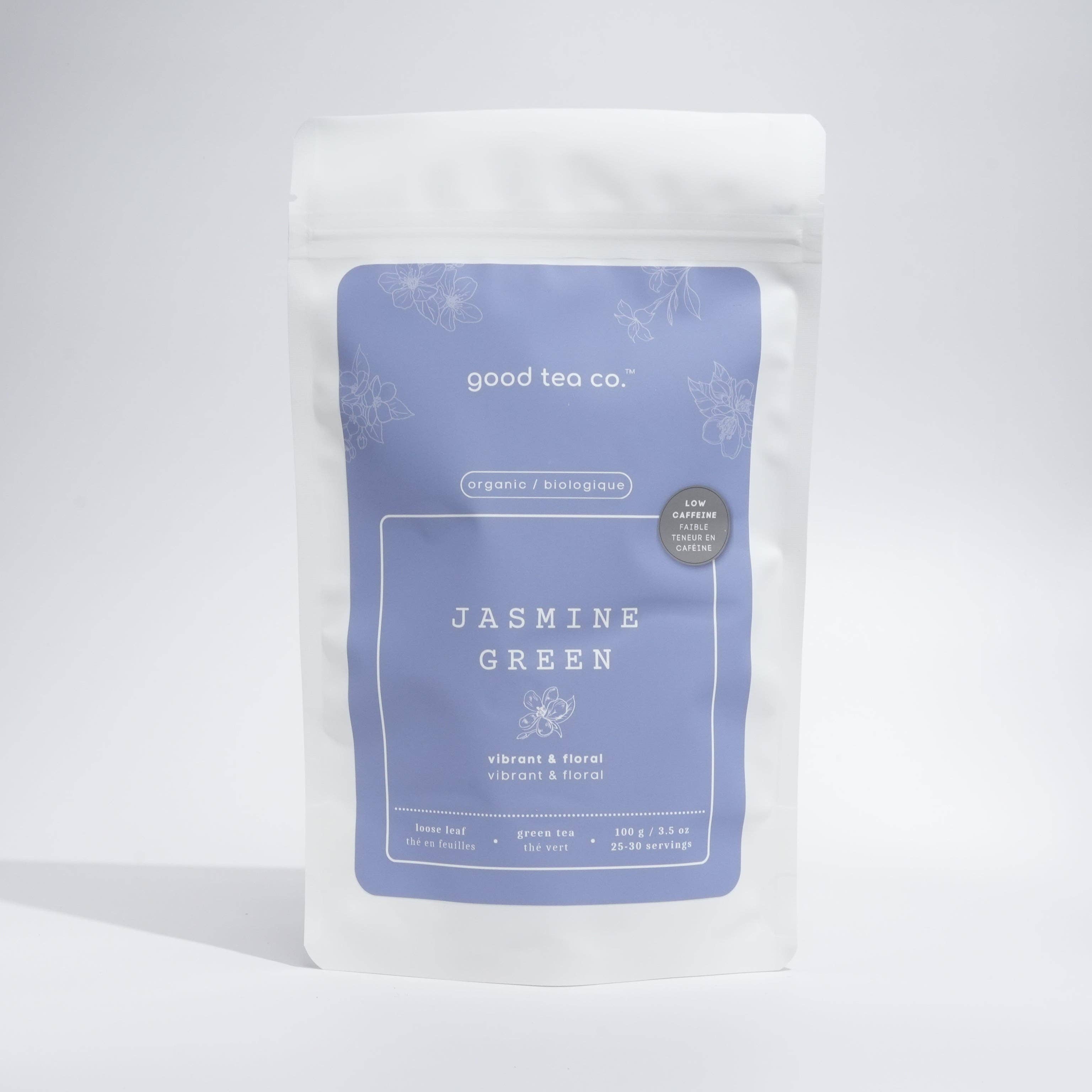 Good Tea Co. - Wholesale Loose Tea - Jasmine Green (Organic) - Loose Leaf Green Tea3