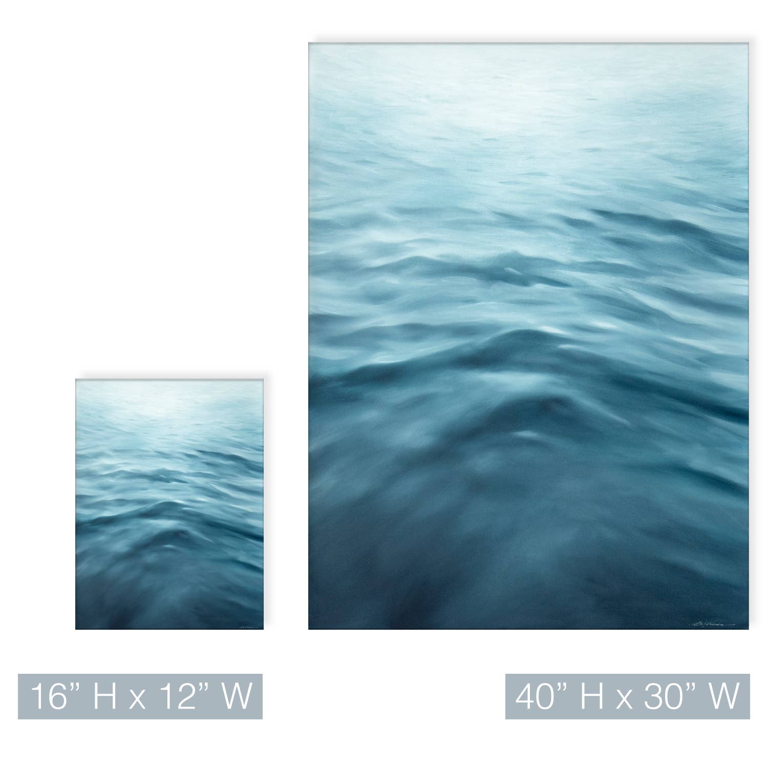 Ready2hangart, Inc. – wholesale Canvas art – Underwater Clouds XXI Modern Coastal Canvas Wall Art2
