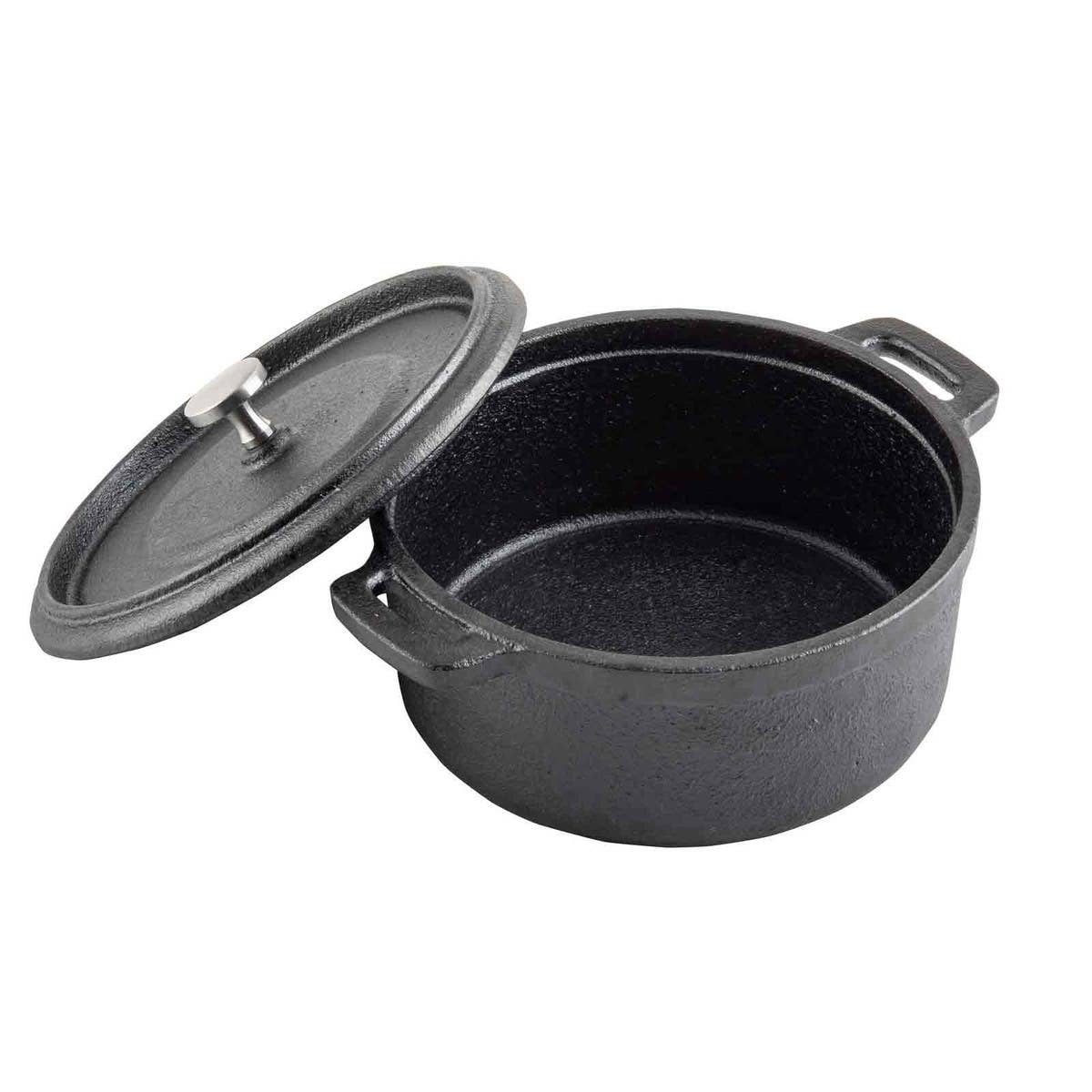 TableCraft Products Company - Wholesale Cooking Pot - 16 oz Cocotte with Lid, Cast Iron2