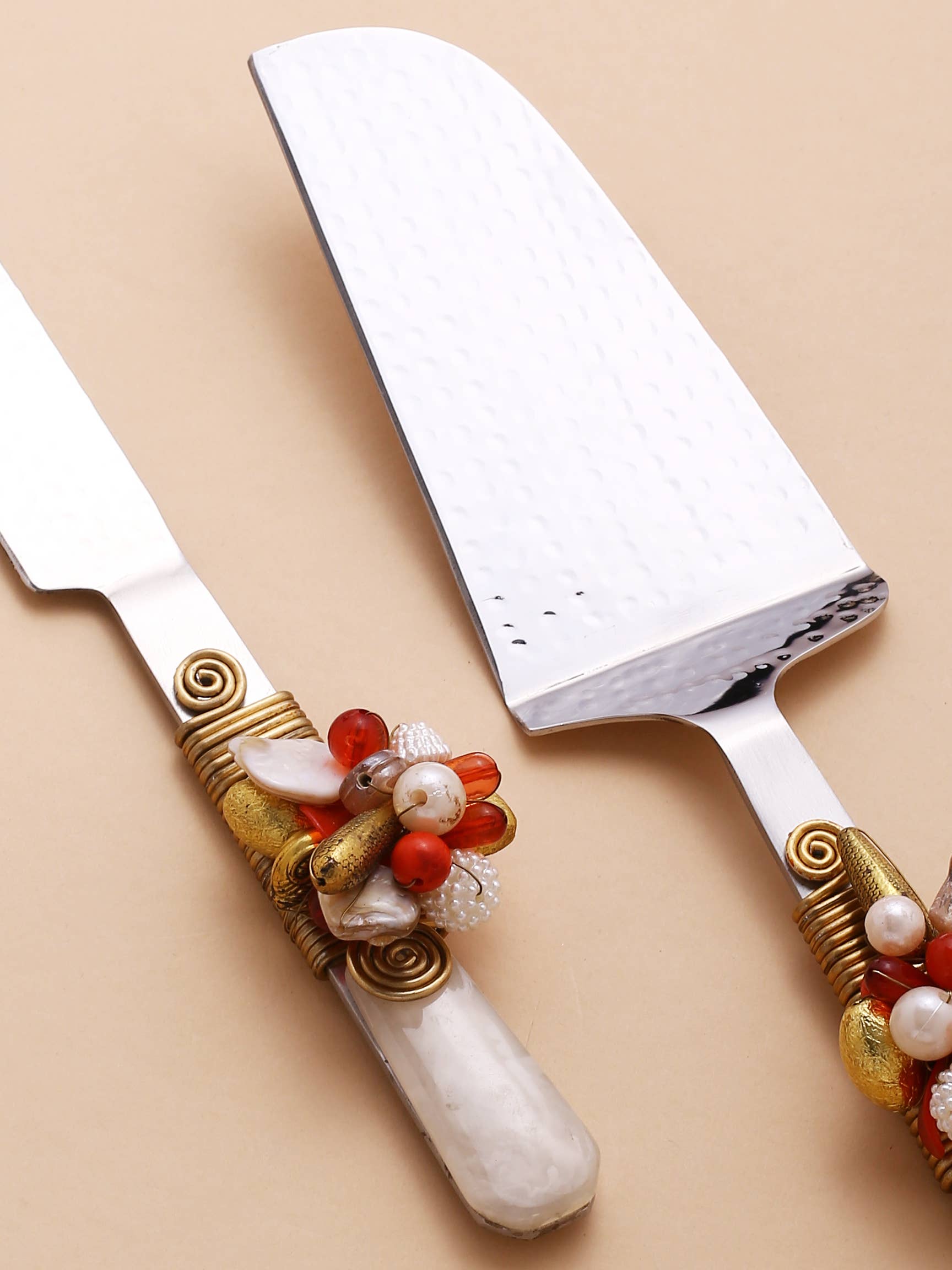 Tiramisu - Wholesale Serving Utensil - Embellished Cake Server Set-32