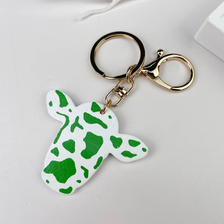 SoapElenGlen - Wholesale Keychain – Women's - Wooden bull head pendant keychain3