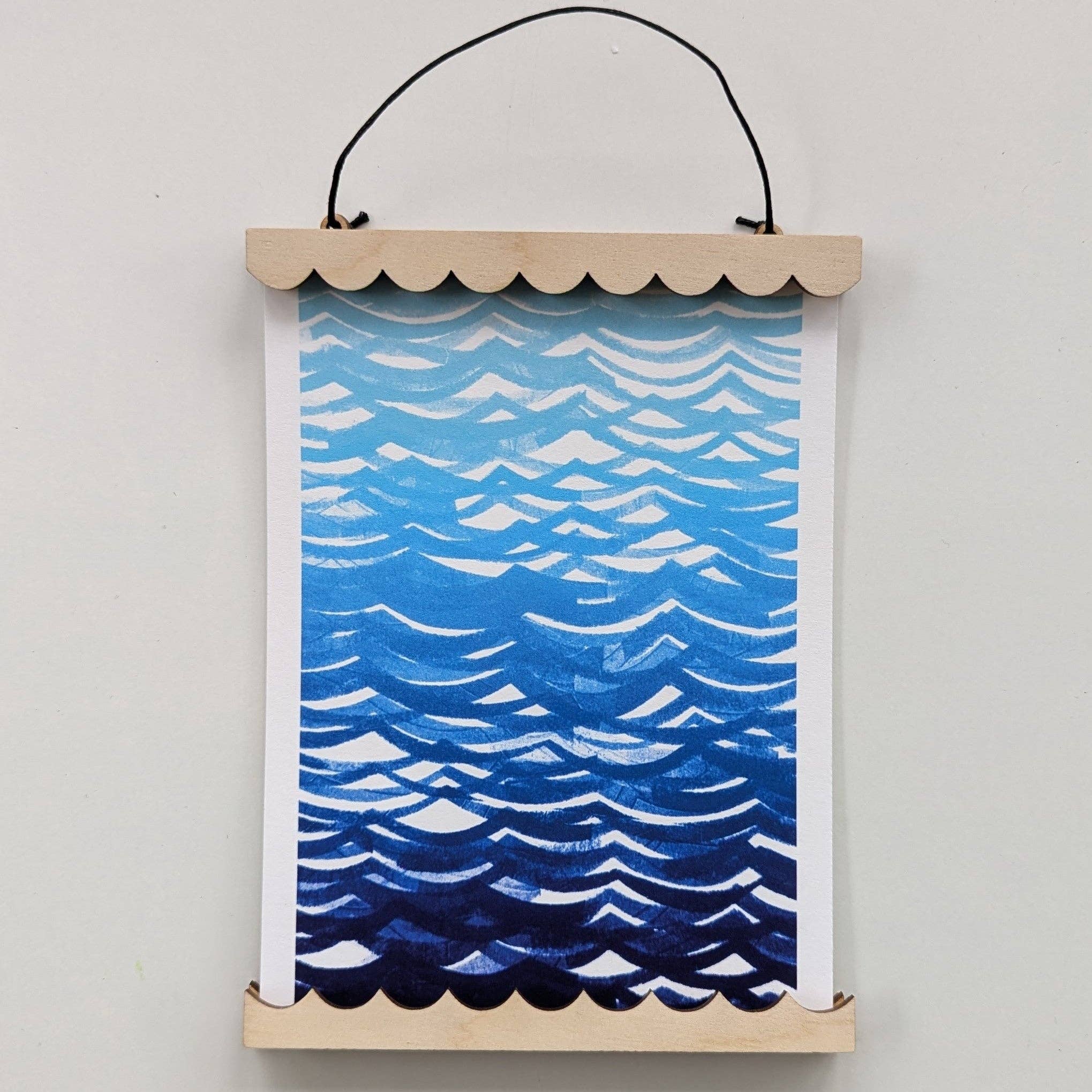 Slow Sunday - Wholesale Tapestry/Textile Hanger - A6 Mini Magnetic Print Frames - Straight, Wavy, Scalloped or Zig-Zag5