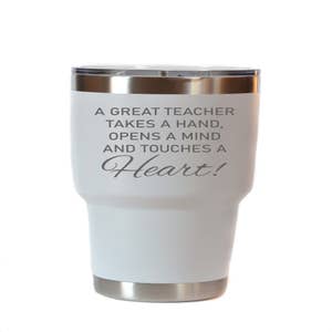 Tumbler with Straw - A Teacher Takes A Hand