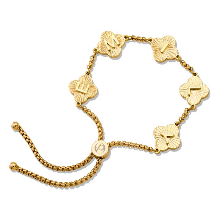 Pulseira de ouro Clover Sunrise por atacado de DUCETT