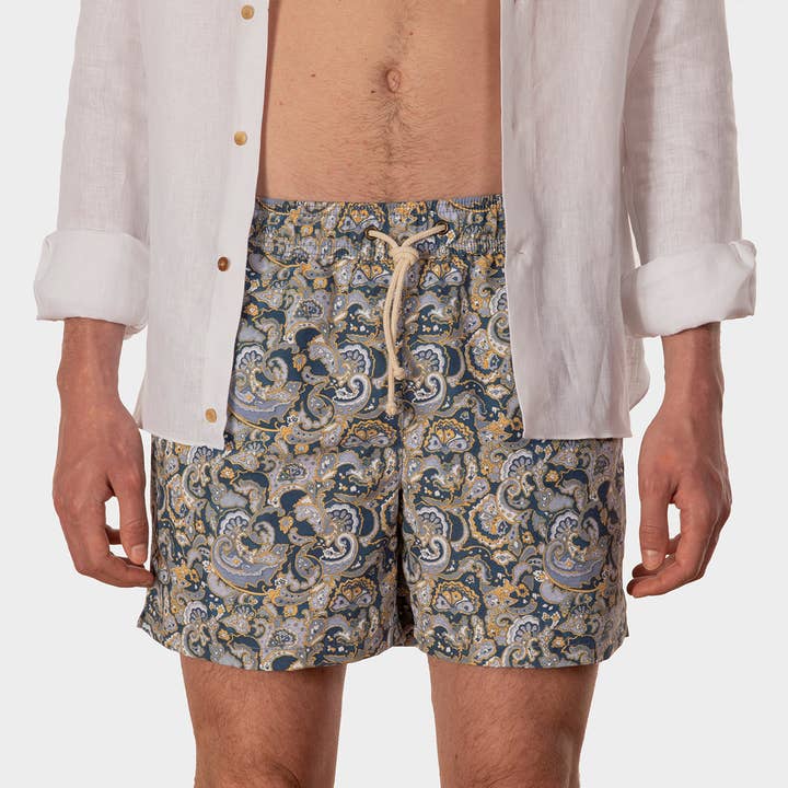 Mediterraneo Blu Swim Shorts per la vendita all'ingrosso da parte di Ripa Ripa