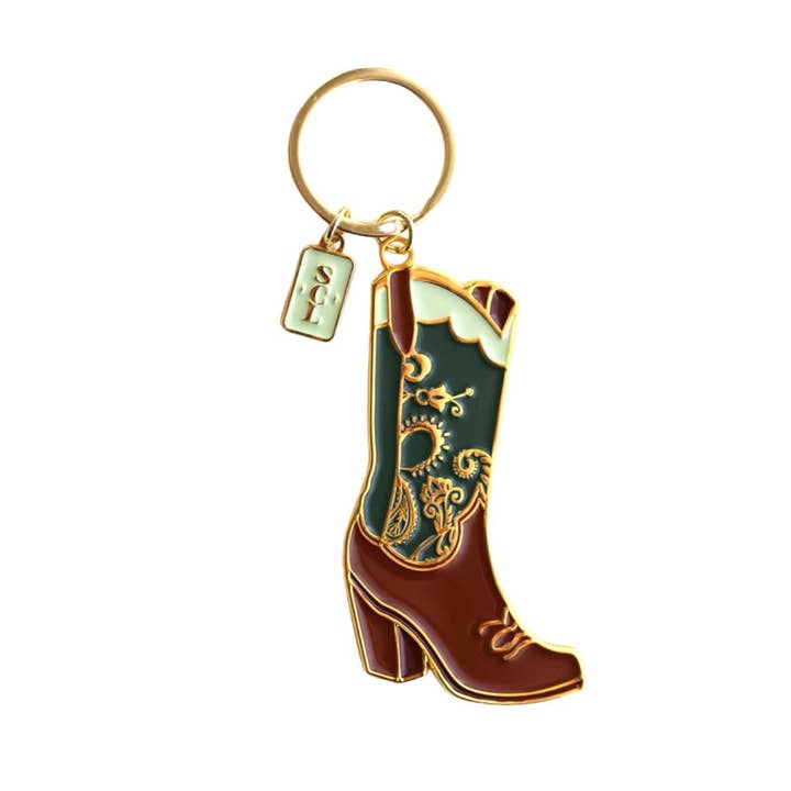 Sophisticated Country Lady – Porta-chaves - Mulher por atacado – Chaveiros Lil Lady Cowgirl com Estojo para Presente2