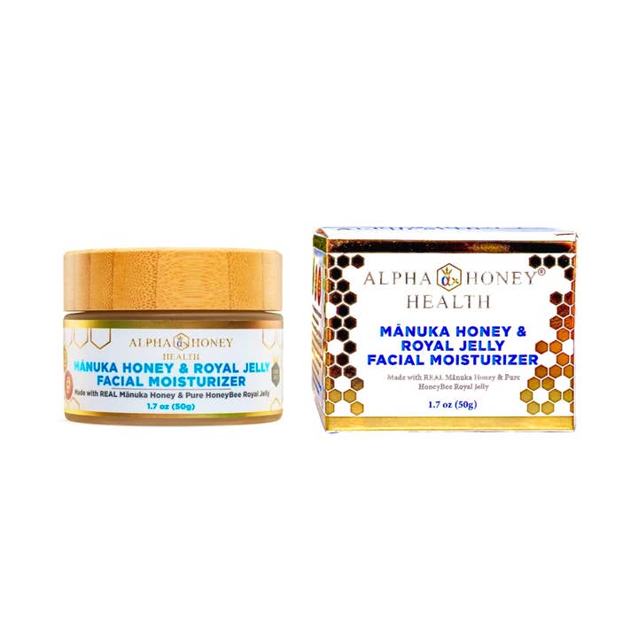 Manuka Honey & Royal Jelly Face Cream Serum Moisturizer for wholesale by Alpha Honey Health, LLC