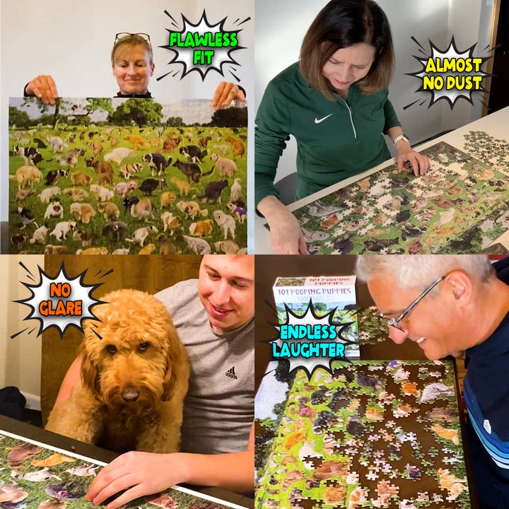 Funwares - Wholesale Puzzle - Adult - 101 Pooping Puppies 1000-Piece Puzzle, Birthday Gift, Gag