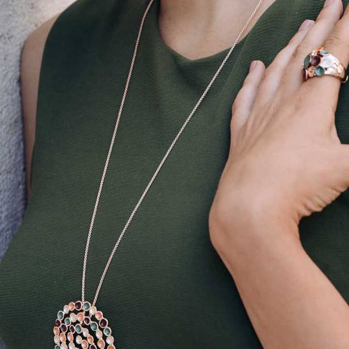 KLK - Wholesale Halskettinghanger - Pallini spiraalvormige ketting1