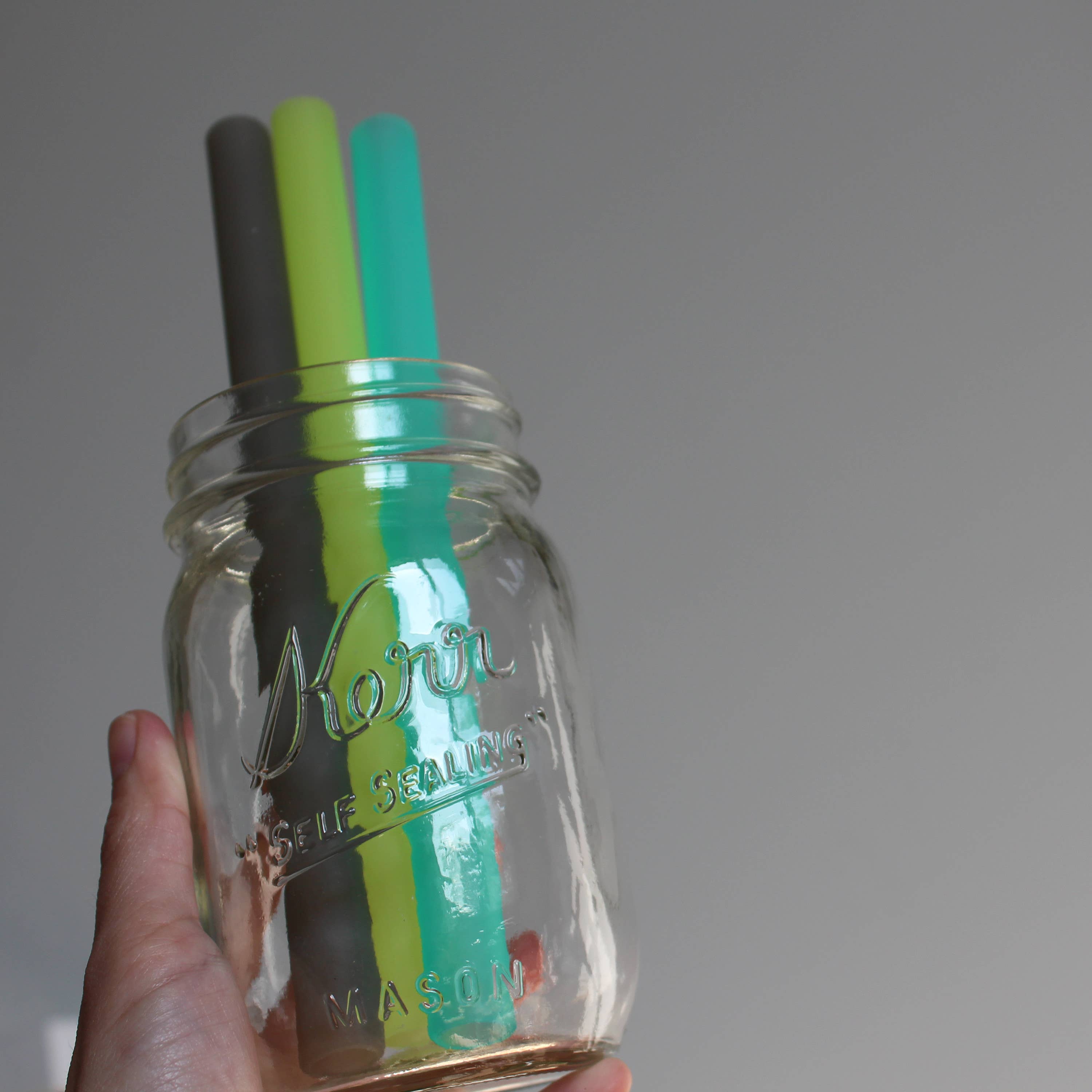 GoSili - Wholesale Drinking straw - Extra Wide Reusable Silicone Straws, 3pk11